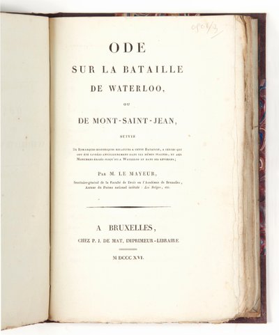 Ode na Batalha de Waterloo