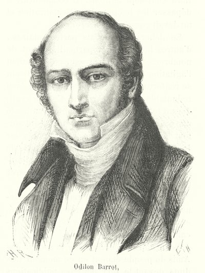 Odilon Barrot (gravura) de French School