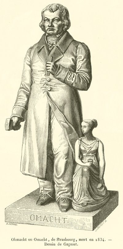 Ohmacht ou Omacht, de Strasbourg, mort en 1834 (gravura) de French School
