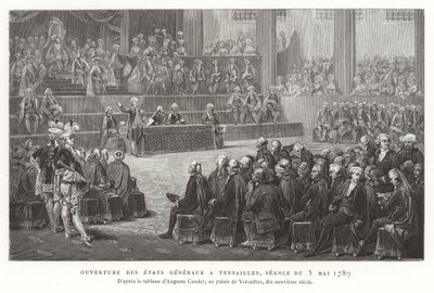 Abertura dos Estados Gerais, Versailles, 5 de maio de 1789 de French School
