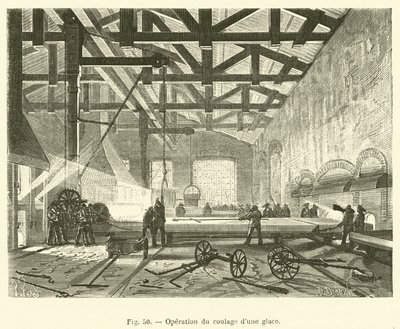 Operação de gravura de French School