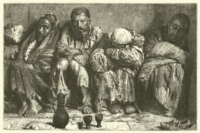 Viciados em ópio (gravura) de French School