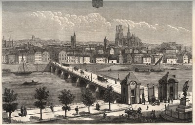 Orleans - Centre-Val de Loire - gravura em "La France illustree: geography, history, statistical administration" de V.A. Malt-Brown. 1884 de French School