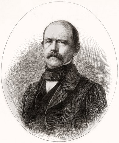 Otto Eduard Leopold, Príncipe de Bismarck, Duque de Lauenburg, de LUnivers Illustré, 1866 de French School