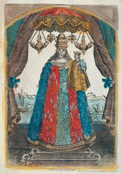 Nossa Senhora de Loretto, final do século XVIII de French School