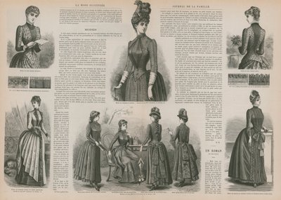 Página da La Mode Illustree de French School
