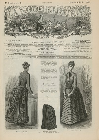 Página da La Mode Illustree de French School