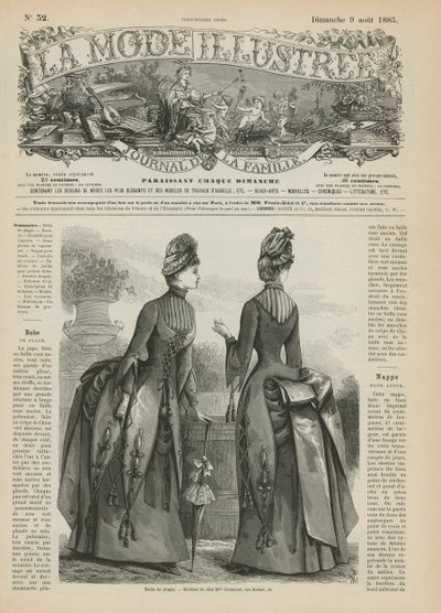 Página da La Mode Illustree de French School
