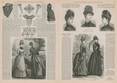Página da La Mode Illustree de French School