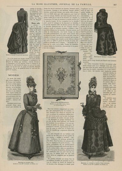 Página da La Mode Illustree de French School