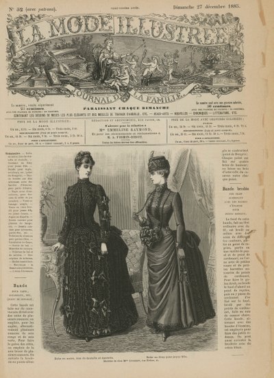 Página da La Mode Illustree de French School