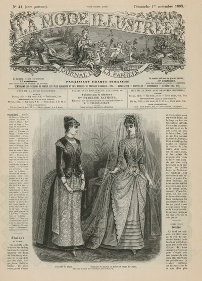 Página da La Mode Illustree de French School