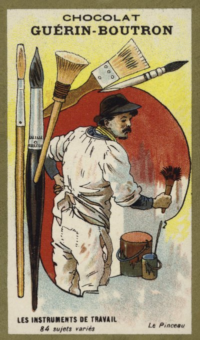 Pincéis de pintura de French School
