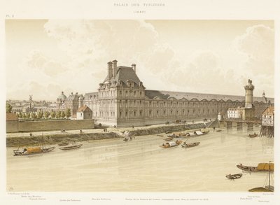Palácio das Tulherias, 1640 de French School
