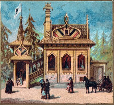 Paris. Exposição Universal de 1889: Residência Russa. de French School