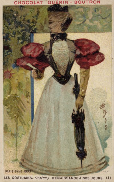 Moda parisiense, 1893 de French School