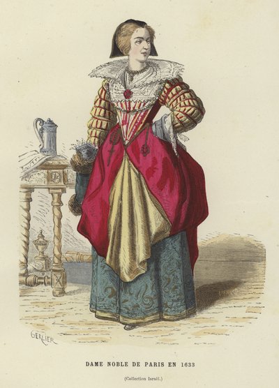 Nobre parisiense, 1633 de French School
