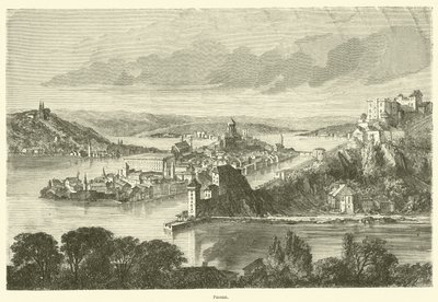 Passau (gravura) de French School