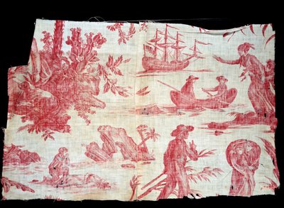 Paul e Virginie Toile de Jouy de French School