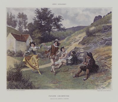 Pavane Champetre (cor litho) de French School
