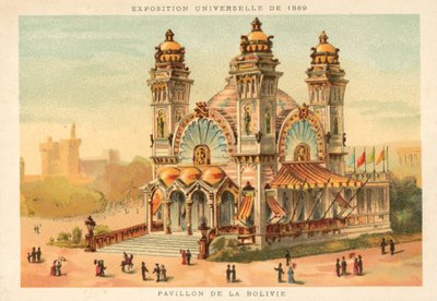 Pavilhão da Bolívia, Exposição Universal de 1889, Paris de French School
