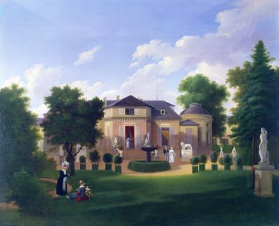 Pavilhão do Folie-Beaujon em Paris, c.1830 de French School