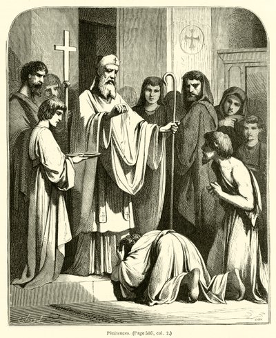 Penitências (gravura) de French School
