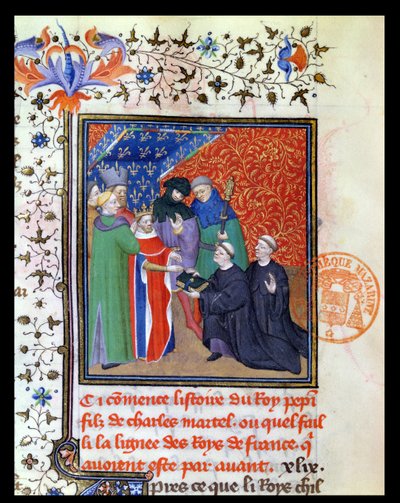 Pepino, o Breve (c.715-68) Rei dos Francos de French School