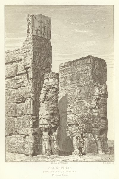 Persépolis, Propileus de Xerxes, Estado Presente de French School