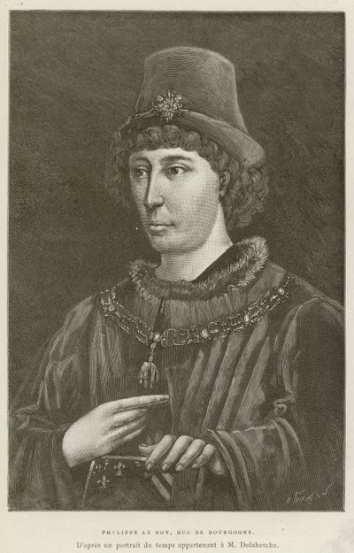 Philippe Le Bon, Duque de Borgonha (gravura) de French School