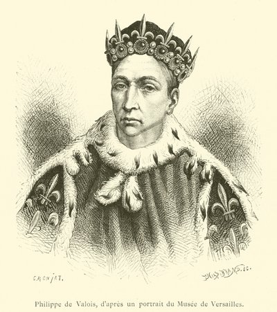 Philippe de Valois (gravura) de French School