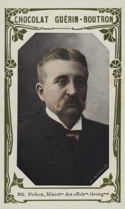 Pichon, Ministro dos Negócios Estrangeiros (foto colorida) de French School