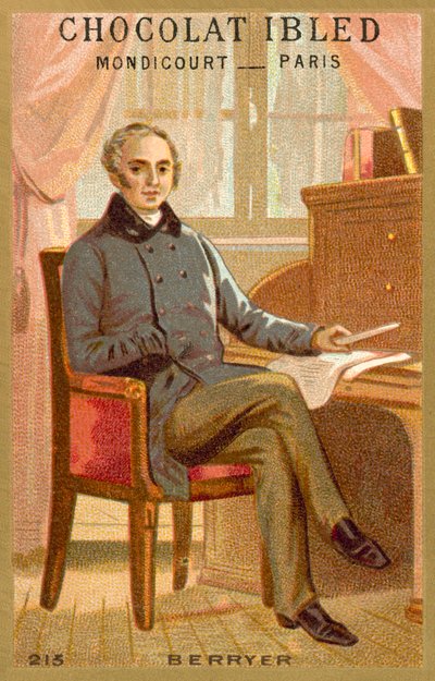 Pierre-Antoine Berryer, defensor e político francês (chromolitho) de French School