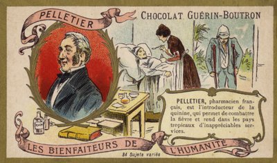 Pierre Joseph Pelletier, químico francês (chromolitho) de French School