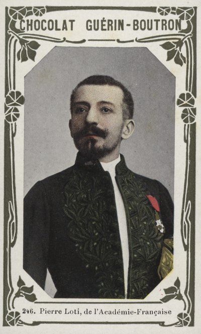 Pierre Loti, da Academie-Francaise (foto colorida) de French School