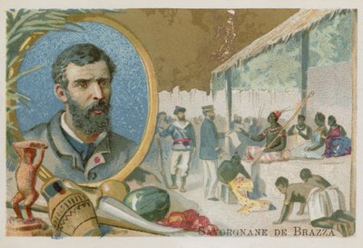 Pierre Savorgnan de Brazza, explorador francês nascido na Itália de French School