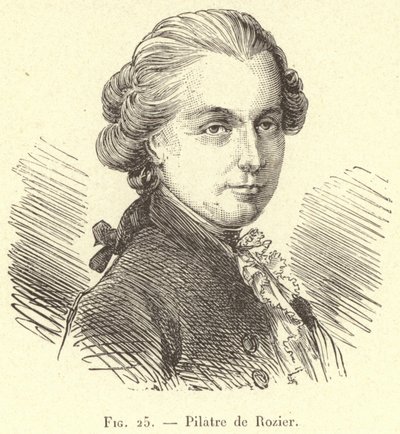 Pilatre de Rozier (gravura) de French School