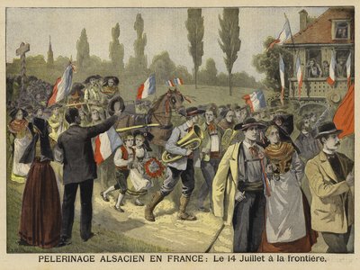 Peregrinação dos alsacianos à França, 14 de julho de 1897 de French School