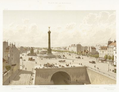 Place de la Bastille, 1841 de French School