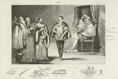 Embaixadores poloneses informando Henry, duque de Anjou que ele foi eleito rei da Polônia, 1573 de French School