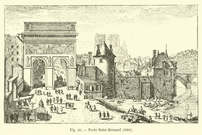 Portão de São Bernardo, 1680 de French School