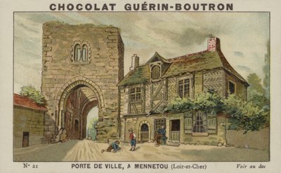 Porte de Ville, em Mennetou, Loir-et-Cher de French School