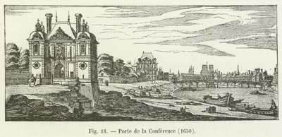 Porta da Conferência, 1650 de French School
