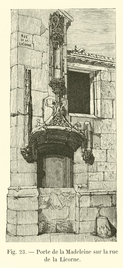 Madeleine Gate na rue de la Licorne de French School