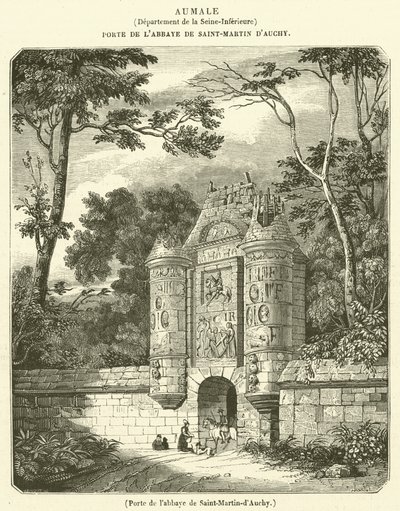Porta da abadia de Saint-Martin-d