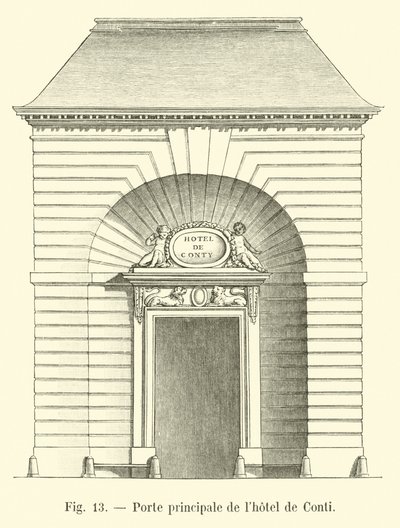 Porta principal do Hotel Conti de French School