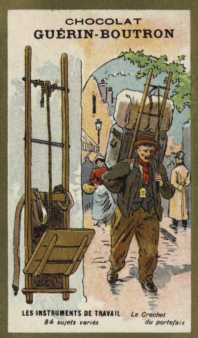 Porteiros, carregando, quadro de French School