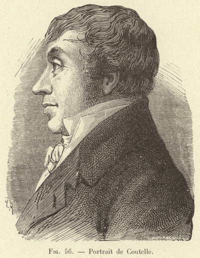 Retrato de Coutelle (gravura) de French School