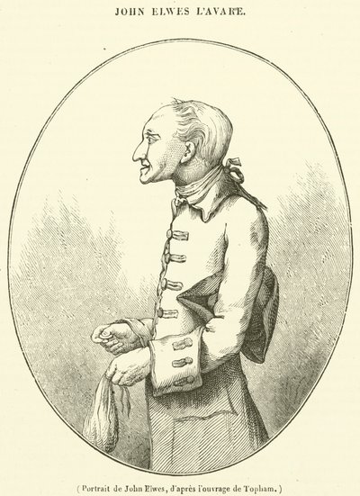 Retrato de John Elwes (gravura) de French School