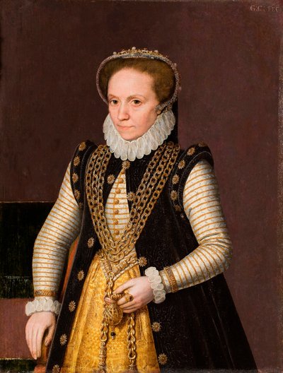 "Retrato de uma nobre francesa desconhecida Peinture de l